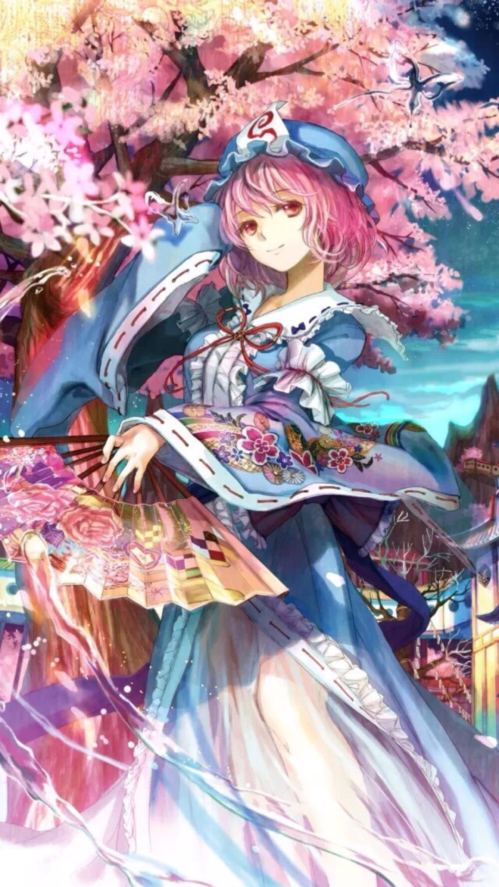 华丽人物插画★二次元★loli★少女★iphone壁纸锁屏