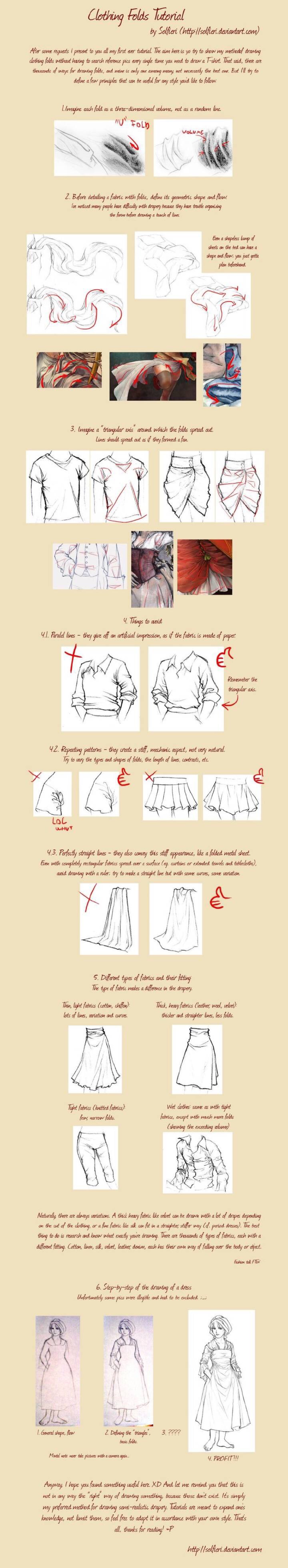 衣服画法