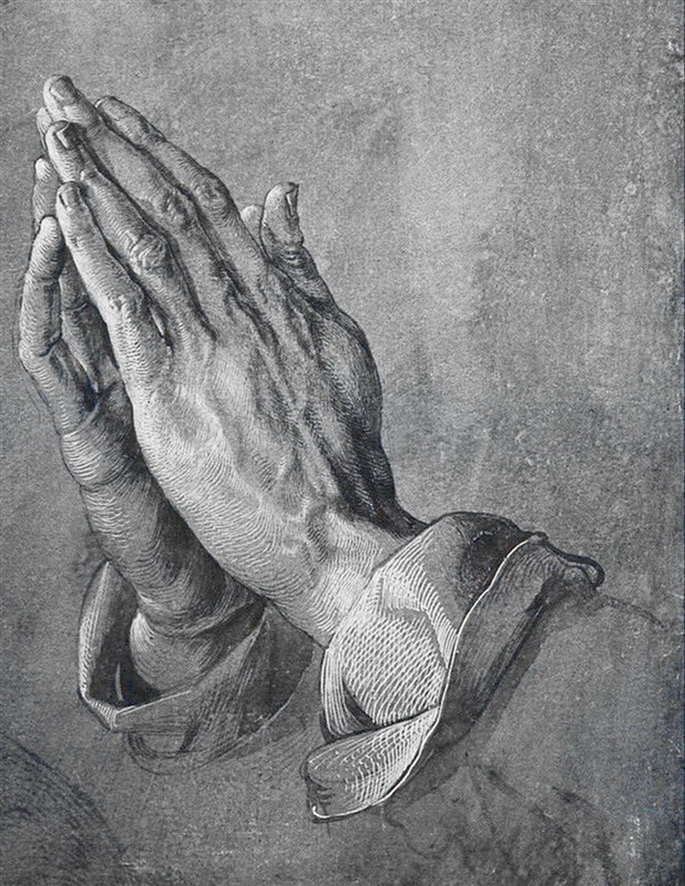 手也是有表情的,把手画好是画素描半身像非常重要的一部分.