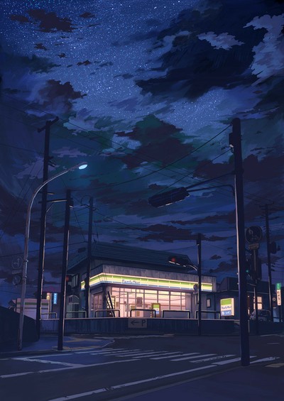 二次元喜欢的场景图~意境~插画~背景 http/caoqing86.qzone.qq.com