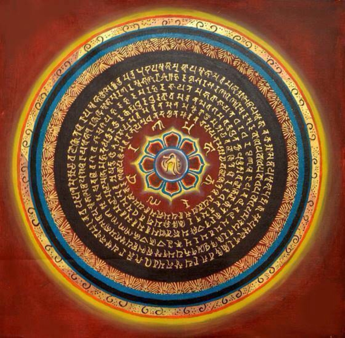 轮是佛教之中常用的,像佛宣讲法也称为"转法轮",就是说佛法能像轮子一