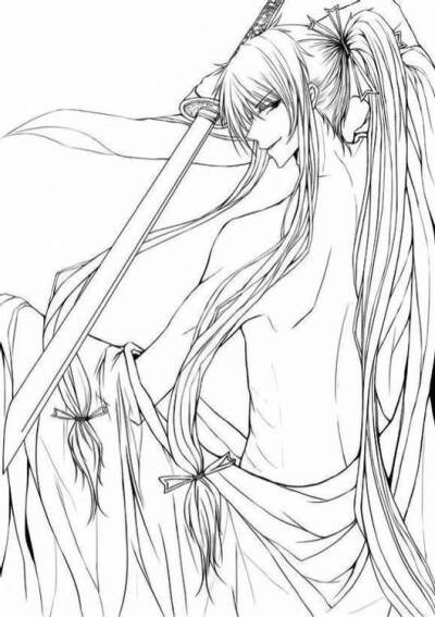手绘 插画 线稿 手稿 黑白素材