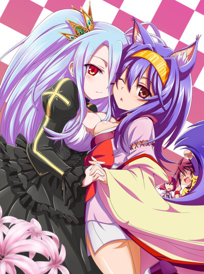 no game no life 游戏人生 动漫 人物 :空,白,史蒂芬妮400_537 竖