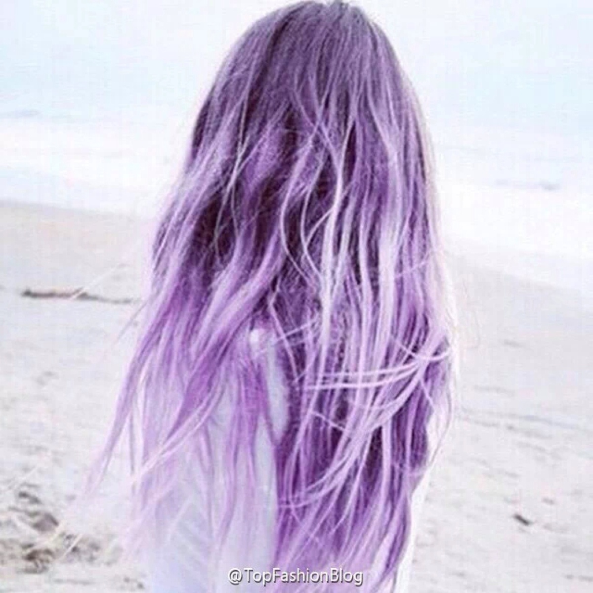 紫色染发