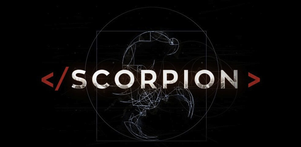 天蝎计划 scorpion 美剧 非常好的标志设计,超有现代感