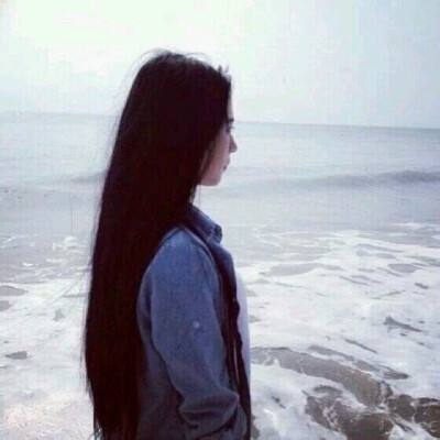 唯美 海边 长发 风景 淡雅 女生头像
