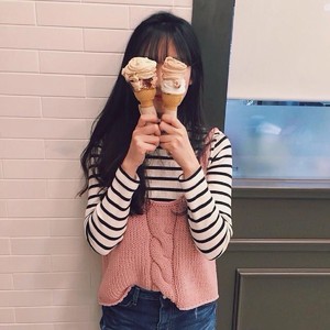 女生 头像 小清新 韩国 冰淇淋