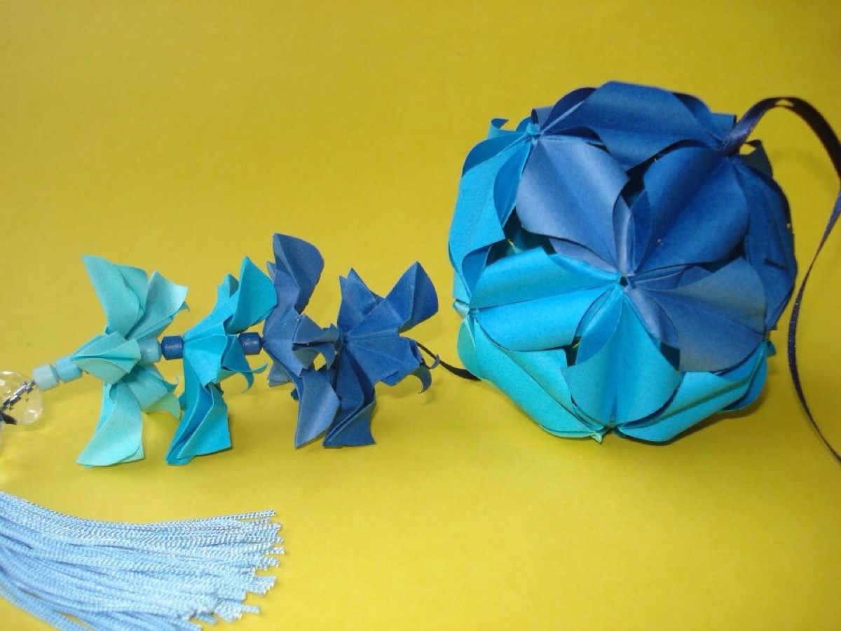【折纸】花球展示_哔哩哔哩_bilibili