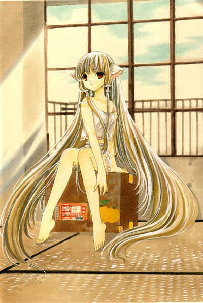 人形电脑天使心,chobits~clamp原画集