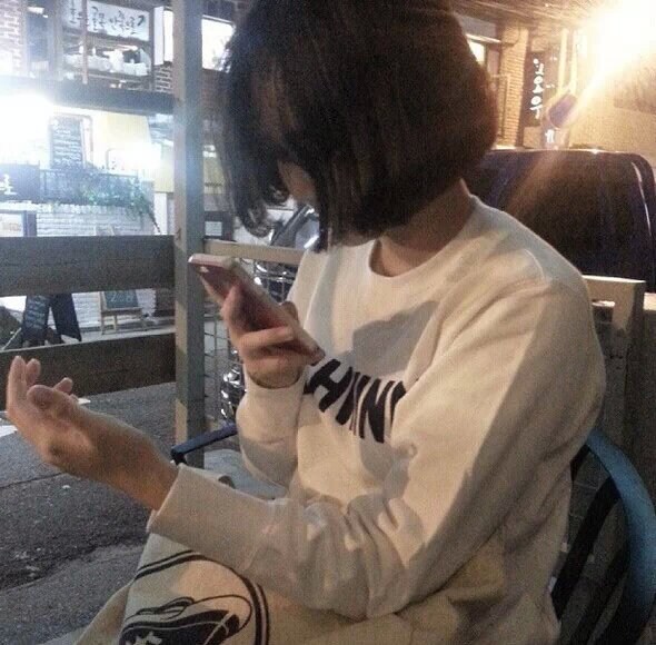 女森头像 短发 伤感【独自一人.
