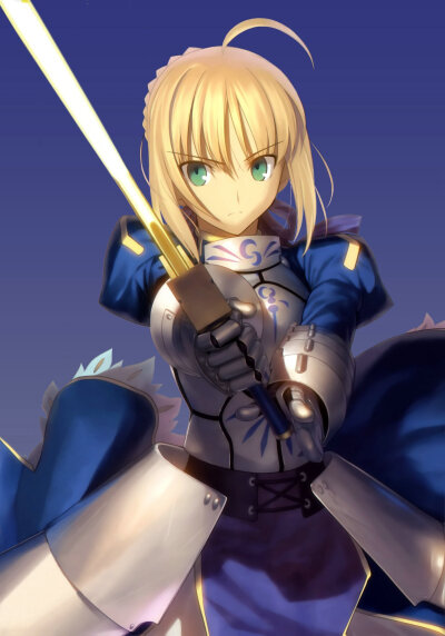 altria pendragon,骑士王,亚瑟王;电视动画《fate/zero》是根据