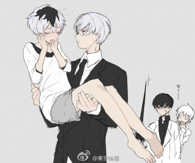 黑金木 白金木 佐佐木 【p站id=47387918]#东京喰种:re# #东京喰种