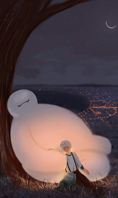 【侵删#超能陆战队#大白baymax#壁纸#bh6