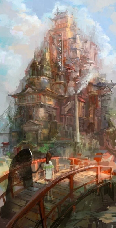 动漫唯美意境背景图(宫崎骏)
