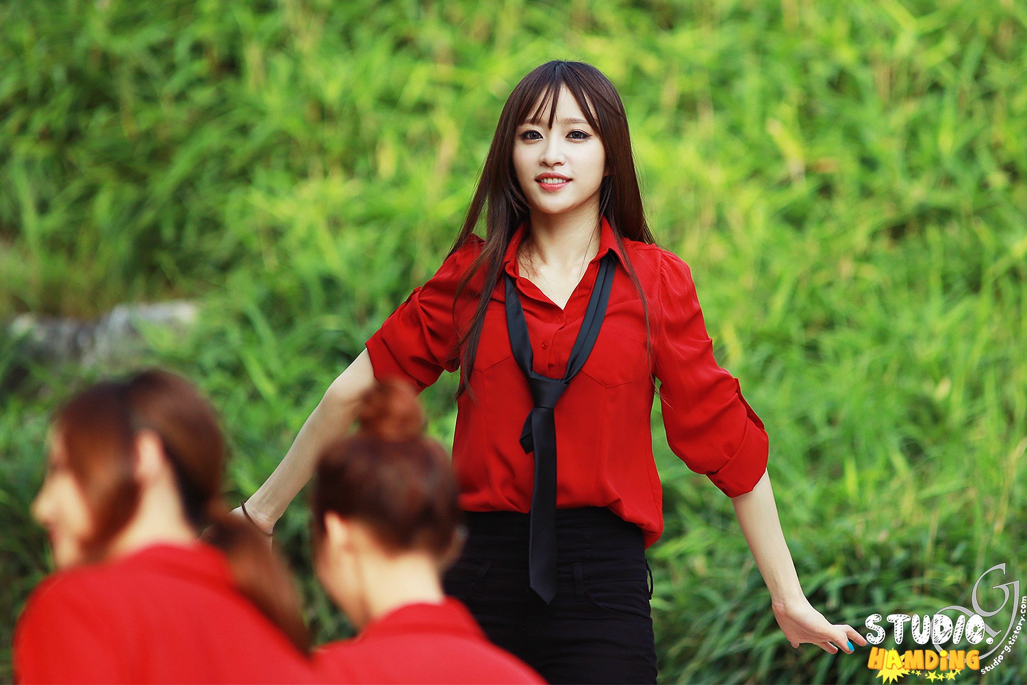 exid#hani#安希妍#安喜延#140831 公园 迷你fan meetingcr:logo