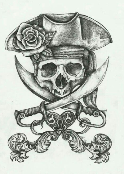 skull骷髅头海盗骷髅头
