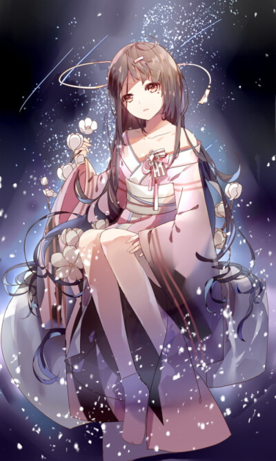 二次元 插画 少女 头像 手绘 壁纸