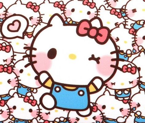 平铺 壁纸 高清壁纸 plus壁纸 hello kitty萌物 可爱卡通壁纸kt