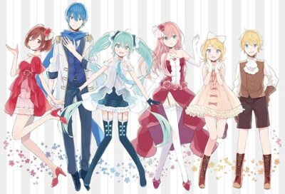洛天依,镜音双子and初音