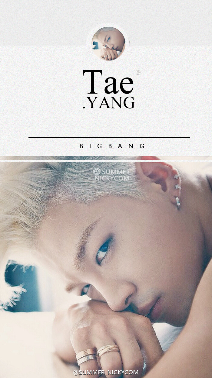 bigbang#太阳#原创高清壁纸#微博summer_nickycom#锁屏桌面#黑白