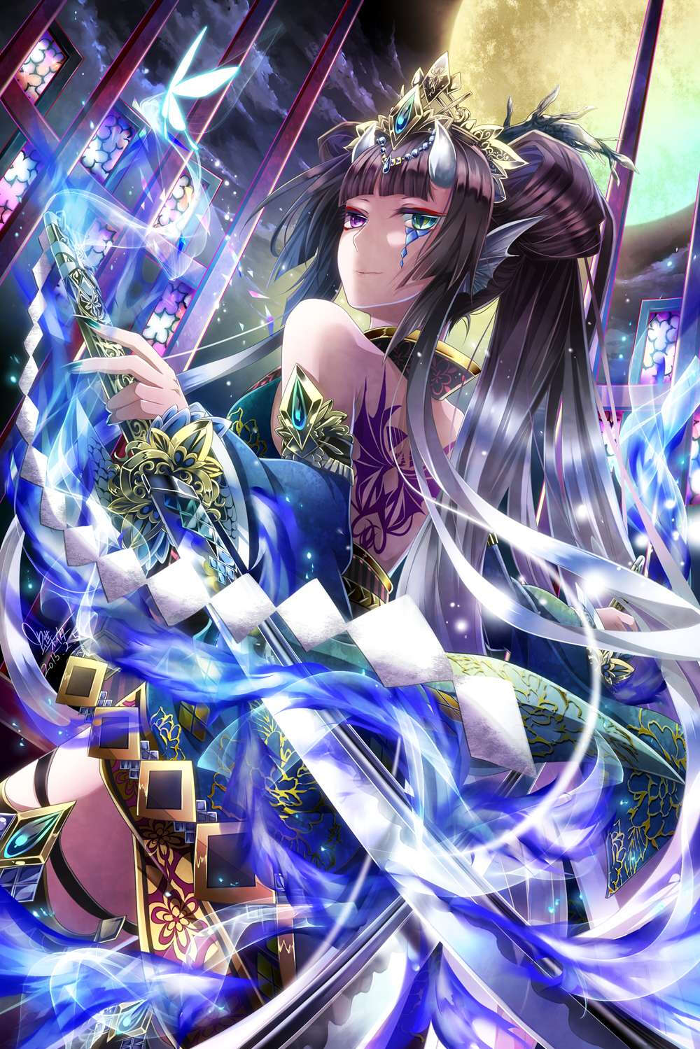 人鱼 女王 御姐 美人鱼 魔法师 二次元