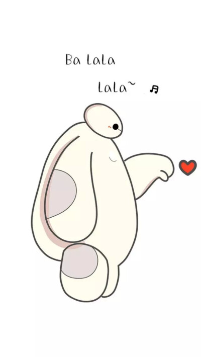 可爱暖大白(●––●)baymax 和你一起balalala