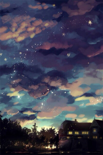 星空手绘高清壁纸