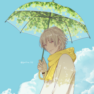 男头#动漫#帅萌#伞