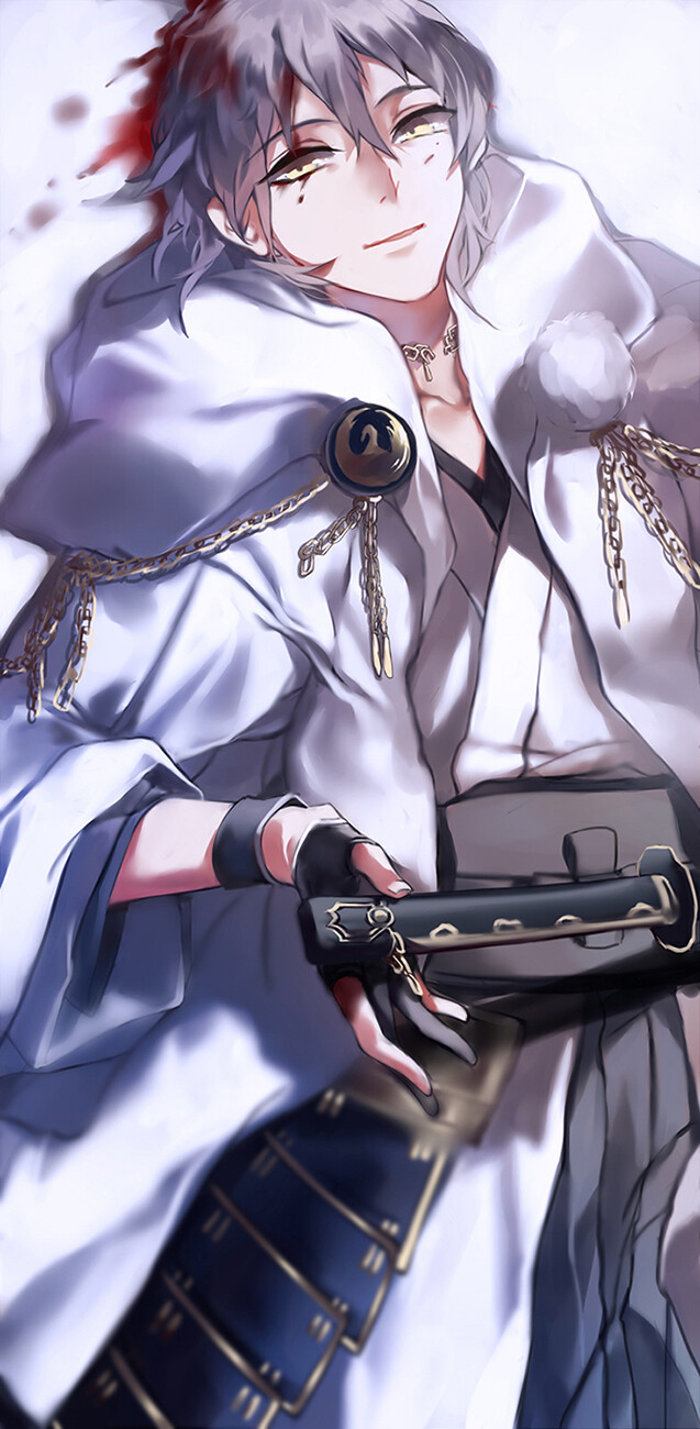 刀剑乱舞# #鹤丸国永# #动漫帅哥# #二次元# #动漫少年#妖孽美男