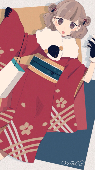 二次元 动漫 少女 插画 壁纸