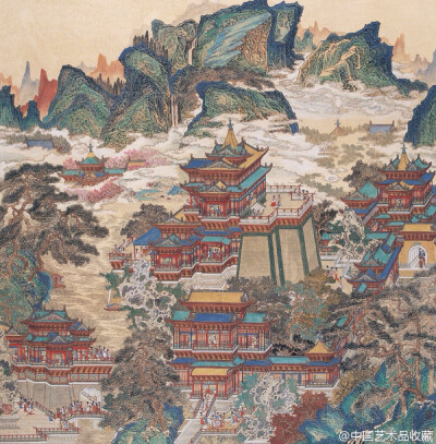 界画自宋代以后日趋式微,因文人画家不擅此道,遂归诸画类之末,几乎目