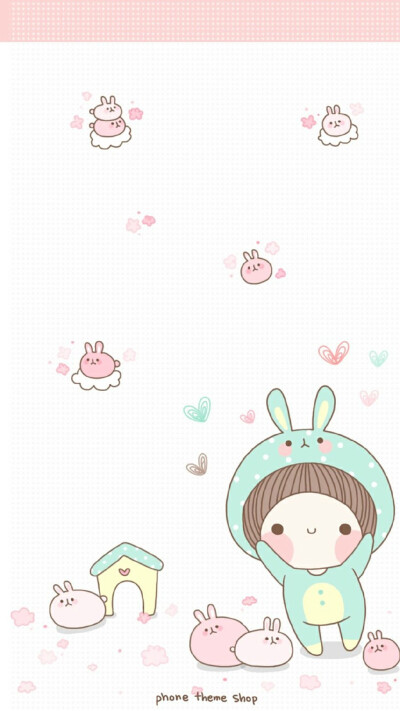 iphone壁纸 萌物 可爱 背景 韩系 插画 素材 ╯з ) 麽麽