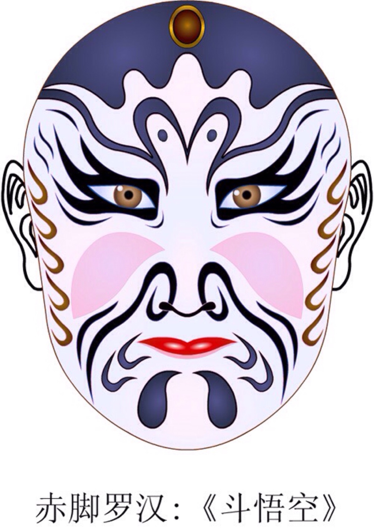 京剧脸谱 - 高清图片，堆糖，美图壁纸兴趣社区
