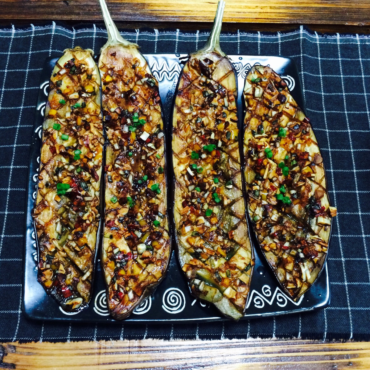烤茄子 