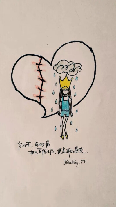 文字 绘画棒棒哒 =_= #43# 文字 句子 情感语录 成长励志 手绘 插画