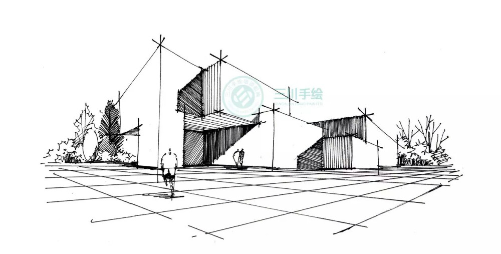 钢笔画,基础临摹,建筑手绘,建筑风景,马克笔基础