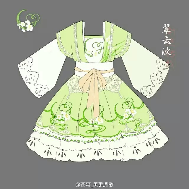 绘画素材 服装 中华风 堆糖 美图壁纸兴趣社区