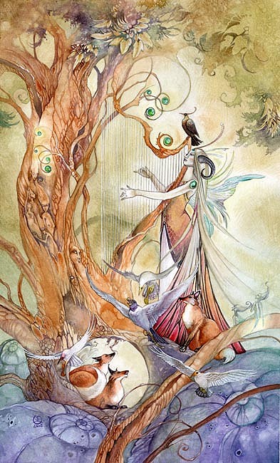 花影塔罗牌—宫廷2