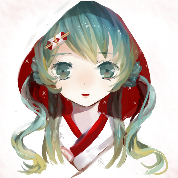 初音未来 动漫美少女 壁纸 插画 封面 美图 … - 堆糖