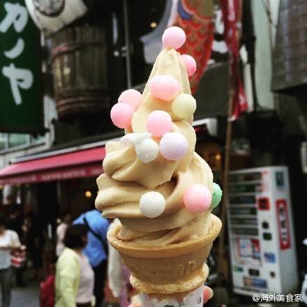 日本纸皮糖豆冰激凌