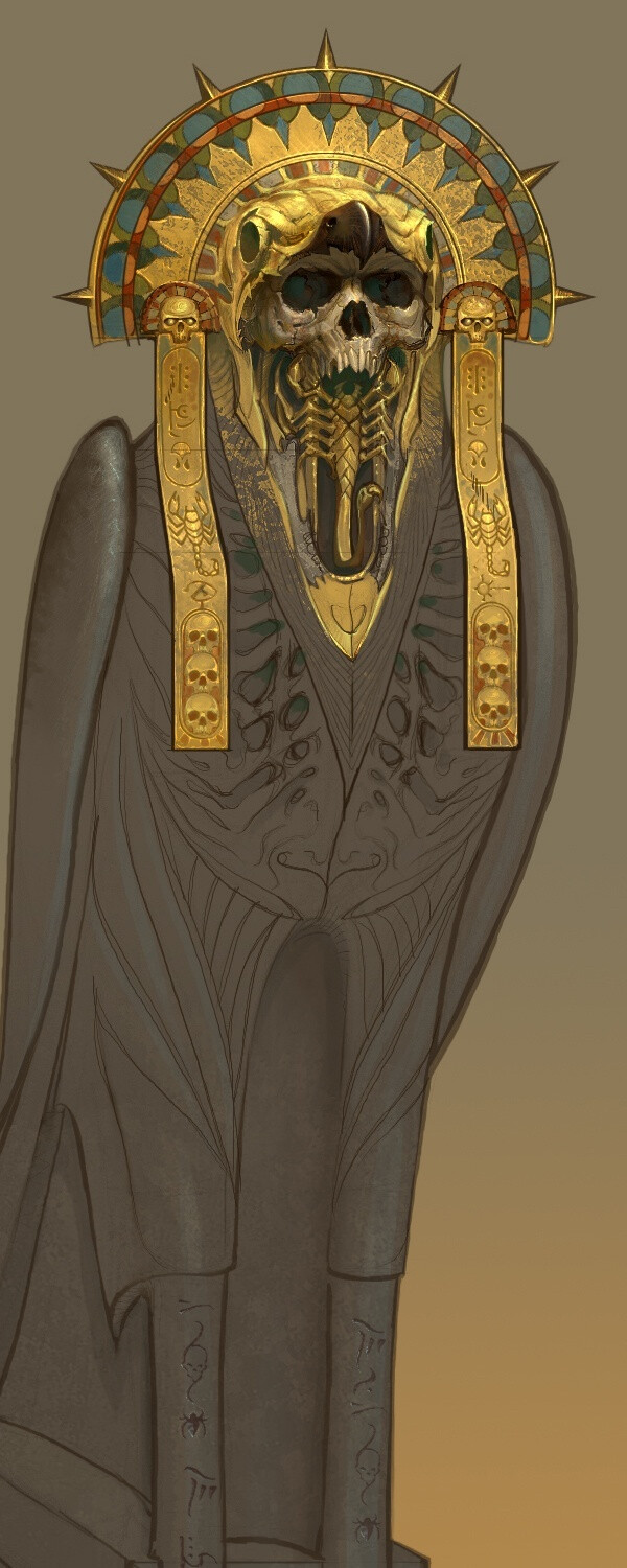 tomb kings by ted beargeon, via behance - 堆糖,美图壁纸兴趣社区