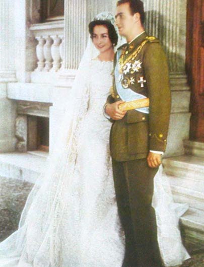 西班牙国王胡安·卡洛斯一世和希腊大公主索菲