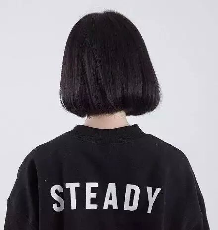 短发女生头像
