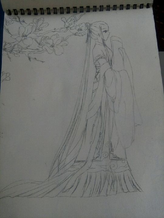 古风线稿