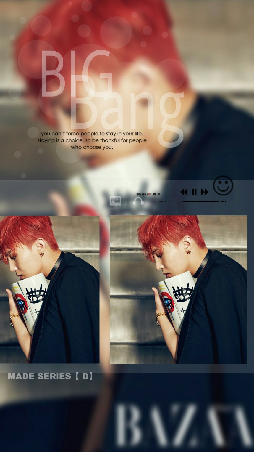 bigbang#gd#权志龙#壁纸#人物#锁屏#安卓#黑白#文字#原创高清壁纸