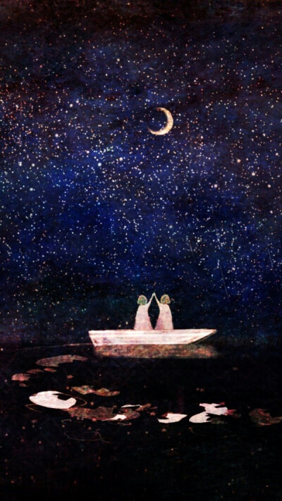 浪漫夜空壁纸.