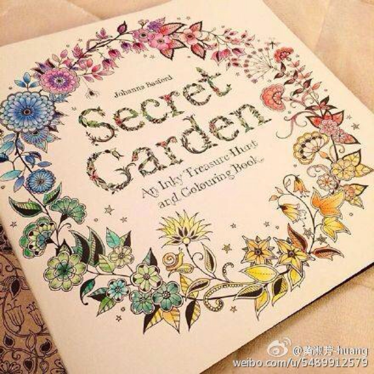 秘密花园 涂鸦书