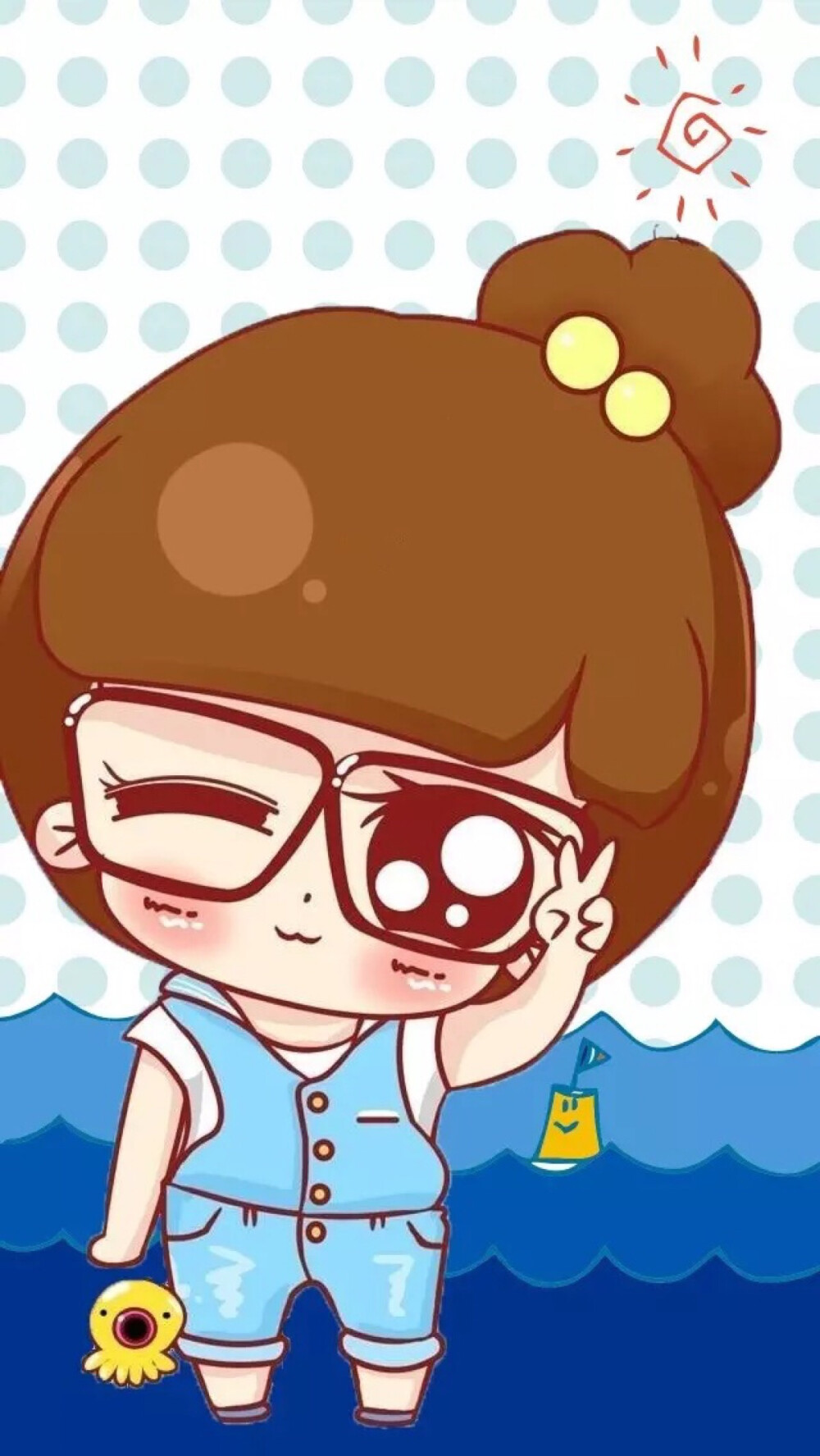 小小瑶 小小鹏 二次元 美美的 卡通 插画 动漫 场景 手机 壁纸 电脑