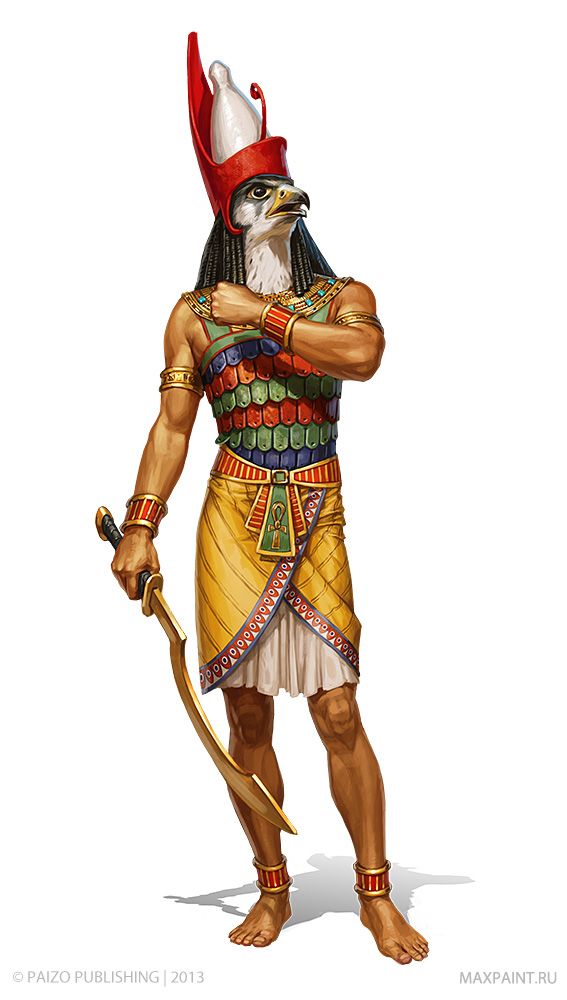 荷鲁斯(horus)古代埃及神话中法老的守护神,是王权的象征