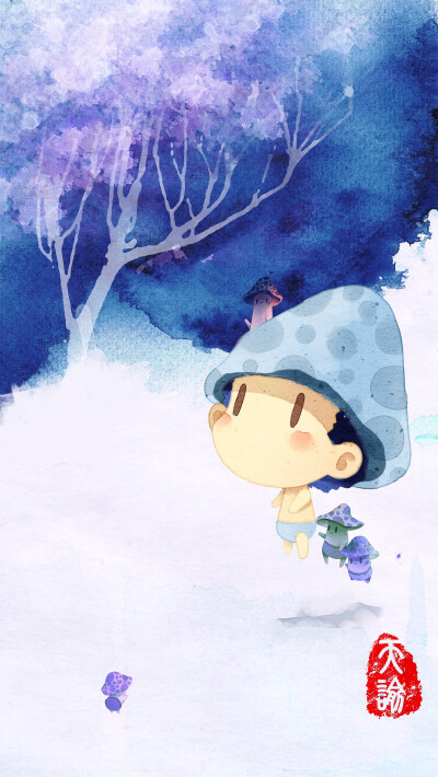 清新手绘手机壁纸 @梁阿渣 0 9 草莓味的爸爸茹  发布到  动漫卡通卡